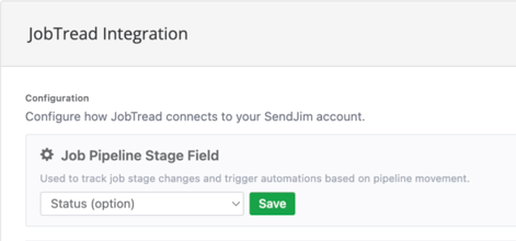 JobTread Custom Stage Field