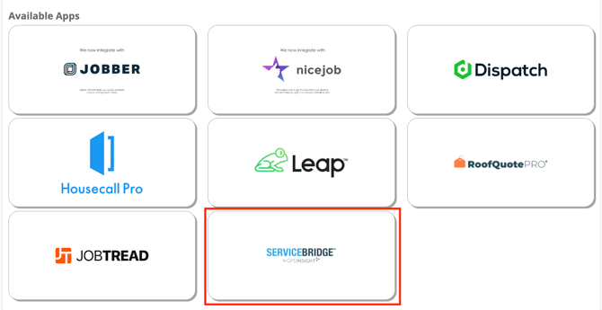 Select ServiceBridge