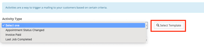 ServiceMinder Select Template