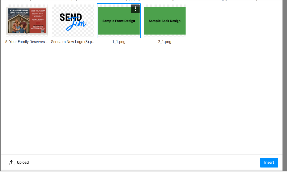 How to Upload a Custom Card